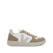 Witte Natuurlijke Sahara V-10 Sneakers Veja , White , Heren