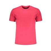 Geborduurd Logo T-shirt Napapijri , Pink , Heren