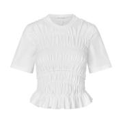 Witte Top met Uniek Ontwerp Cecilie Bahnsen , White , Dames