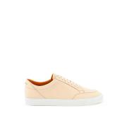 Roze Leren Sneaker Burberry , Pink , Dames