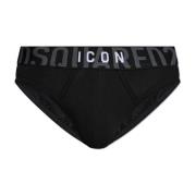 Logo briefs Dsquared2 , Black , Heren