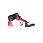 Witte High-Top Sneakers met Elegante Details Sergio Tacchini , Multico...