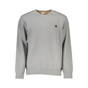 Logo Sweatshirt Casual Style Gray Timberland , Gray , Heren