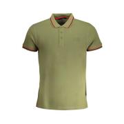 Groen Katoenen Poloshirt met Korte Mouwen Cavalli Class , Green , Here...