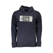 Blauw sweatshirt met opvallende print Cavalli Class , Blue , Heren