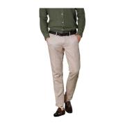 Houndstooth Slim Chino Broek Mason's , Beige , Heren