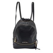 Pre-owned Leather backpacks Michael Kors Pre-owned , Black , Dames