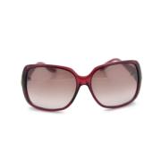 Pre-owned Fabric sunglasses Gucci Vintage , Red , Dames