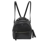 Pre-owned Leather backpacks Fendi Vintage , Black , Dames