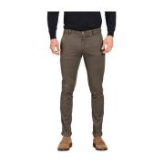 Extra Slim Fit Chino Broek Mason's , Green , Heren