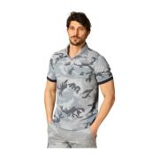 Camouflage Print Heren Polo Shirt Mason's , Multicolor , Heren