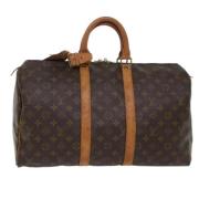 Pre-owned Canvas louis-vuitton-bags Louis Vuitton Vintage , Brown , Da...