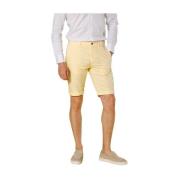 London Heren Chino Bermuda Shorts Mason's , Yellow , Heren