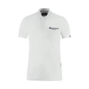 Elegant wit katoenen poloshirt Aquascutum , White , Heren