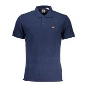 Blauw Katoenen Poloshirt Levi's , Blue , Heren