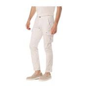 Extra Slim Cargo Broek in Twill Mason's , Beige , Heren