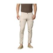 Extra Slim Cargo Broek van Katoen Mason's , Beige , Heren