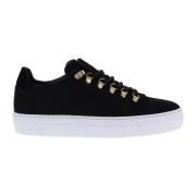 Klassieke Zwarte Sneaker Nubikk , Black , Heren