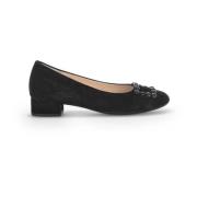 Zwarte Fluweel Pumps Moderne Stad Gabor , Black , Dames