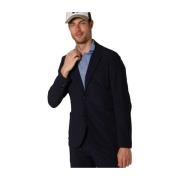 Dynamische Herenblazer in Technisch Jersey Mason's , Blue , Heren