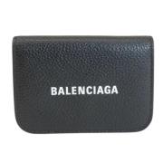 Pre-owned Leather wallets Balenciaga Vintage , Black , Dames