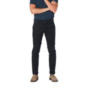 Slim Fit Gabardine Chino Broek Mason's , Blue , Heren