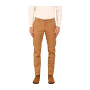 Extra Slim Fit Cargo Broek Mason's , Brown , Heren