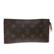 Pre-owned Canvas pouches Louis Vuitton Vintage , Brown , Dames