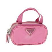 Pre-owned Nylon prada-bags Prada Vintage , Pink , Dames