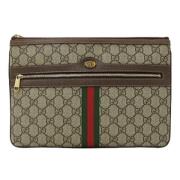 Pre-owned Canvas gucci-bags Gucci Vintage , Brown , Dames