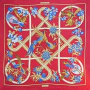 Pre-owned Silk scarves Hermès Vintage , Multicolor , Dames