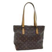 Pre-owned Canvas totes Louis Vuitton Vintage , Brown , Dames