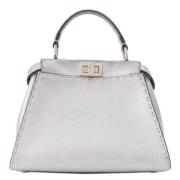 Pre-owned Fabric handbags Fendi Vintage , Gray , Dames