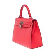 Pre-owned Leather handbags Hermès Vintage , Pink , Dames