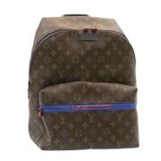 Pre-owned Canvas backpacks Louis Vuitton Vintage , Brown , Dames