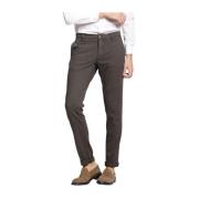 Extra Slim Fit Chino Broek Mason's , Brown , Heren