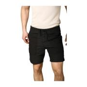 Zomerse Chino Bermuda voor Mannen in Zwart Mason's , Black , Heren