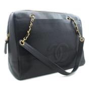 Pre-owned Leather chanel-bags Chanel Vintage , Black , Dames