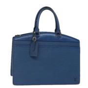 Pre-owned Leather louis-vuitton-bags Louis Vuitton Vintage , Blue , Da...