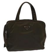 Pre-owned Nylon prada-bags Prada Vintage , Brown , Dames