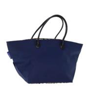 Pre-owned Nylon totes Burberry Vintage , Blue , Dames