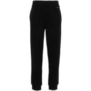 Sportieve Hoge Taille Zwarte Broek Calvin Klein , Black , Dames