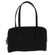 Pre-owned Canvas totes Gucci Vintage , Black , Dames