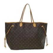 Pre-owned Canvas louis-vuitton-bags Louis Vuitton Vintage , Brown , Da...