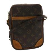 Pre-owned Canvas louis-vuitton-bags Louis Vuitton Vintage , Brown , Da...