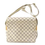 Pre-owned Canvas shoulder-bags Louis Vuitton Vintage , Beige , Dames