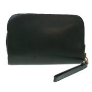 Pre-owned Leather clutches Louis Vuitton Vintage , Black , Dames