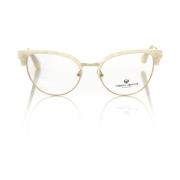 Clubmaster Bril - Moeder van Parel Frankie Morello , Beige , Unisex