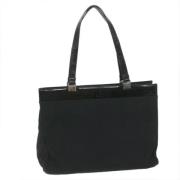 Pre-owned Canvas totes Gucci Vintage , Black , Dames