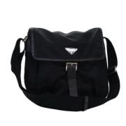 Pre-owned Nylon prada-bags Prada Vintage , Black , Dames